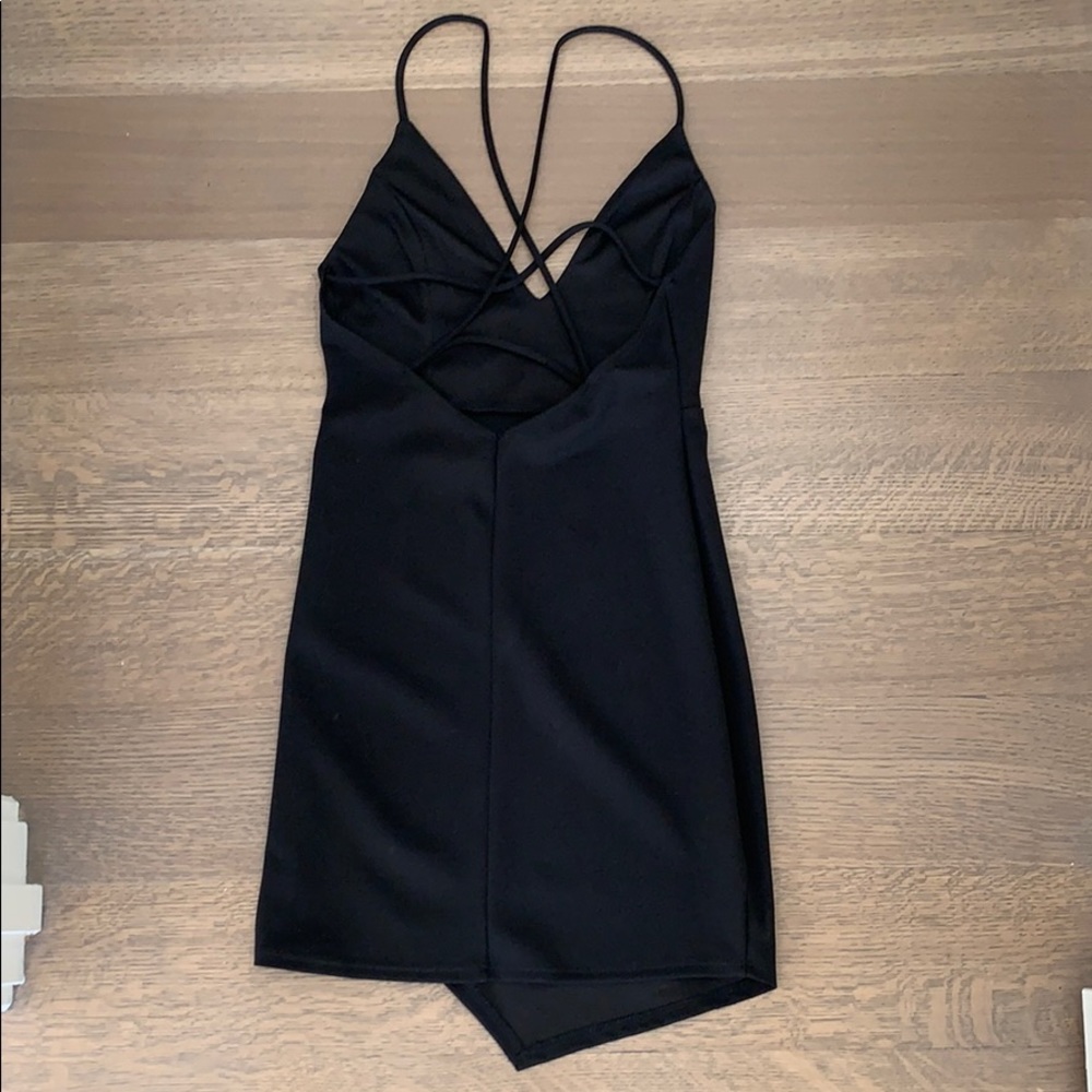 Black Body Con Mini Dress